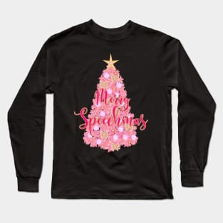 Speech Therapy Christmas, Speech language pathologist, SLP, SLPA, Speech path Long Sleeve T-Shirt